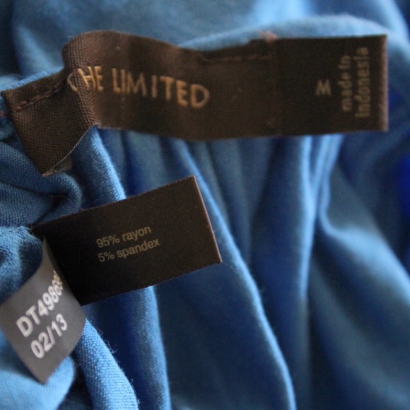The Limited Toga Gladiator Blue Maxi Dress with Tie Waist Medium - Picture 6 of 6